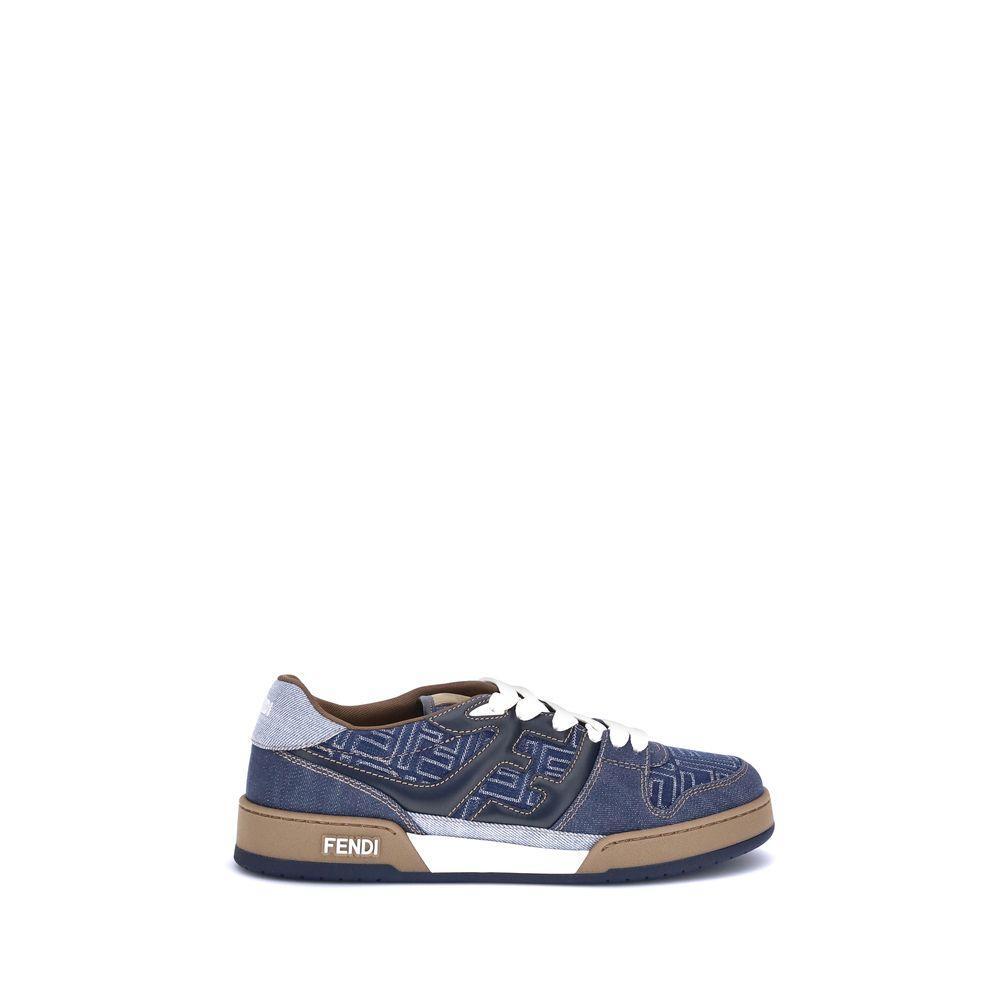 Fendi FF Denim Sneakers FE-7E1495AU2NF1SVJ-EU41.5/US8.5
