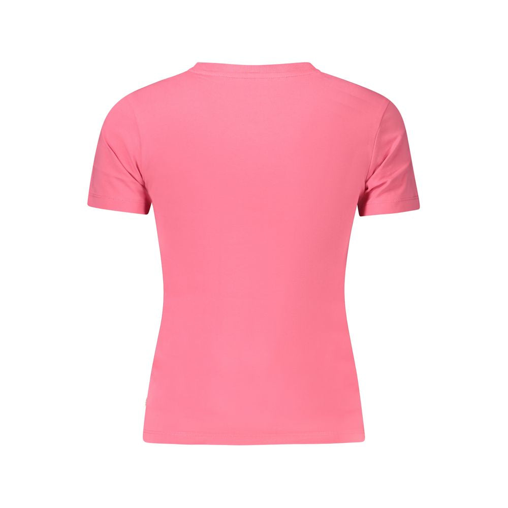 Guess Jeans Pink Cotton Tops & T-Shirt GU-39053-S