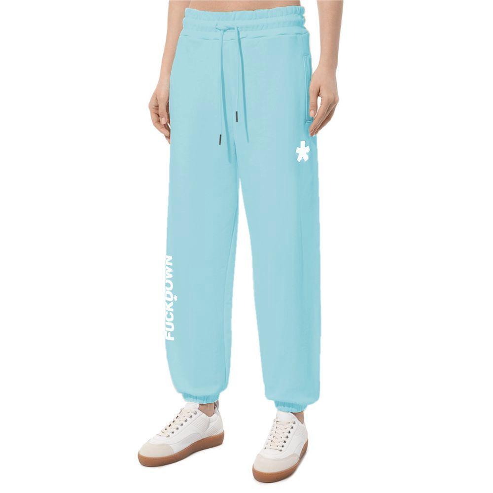 Comme Des Fuckdown Blue Cotton Jeans & Pant