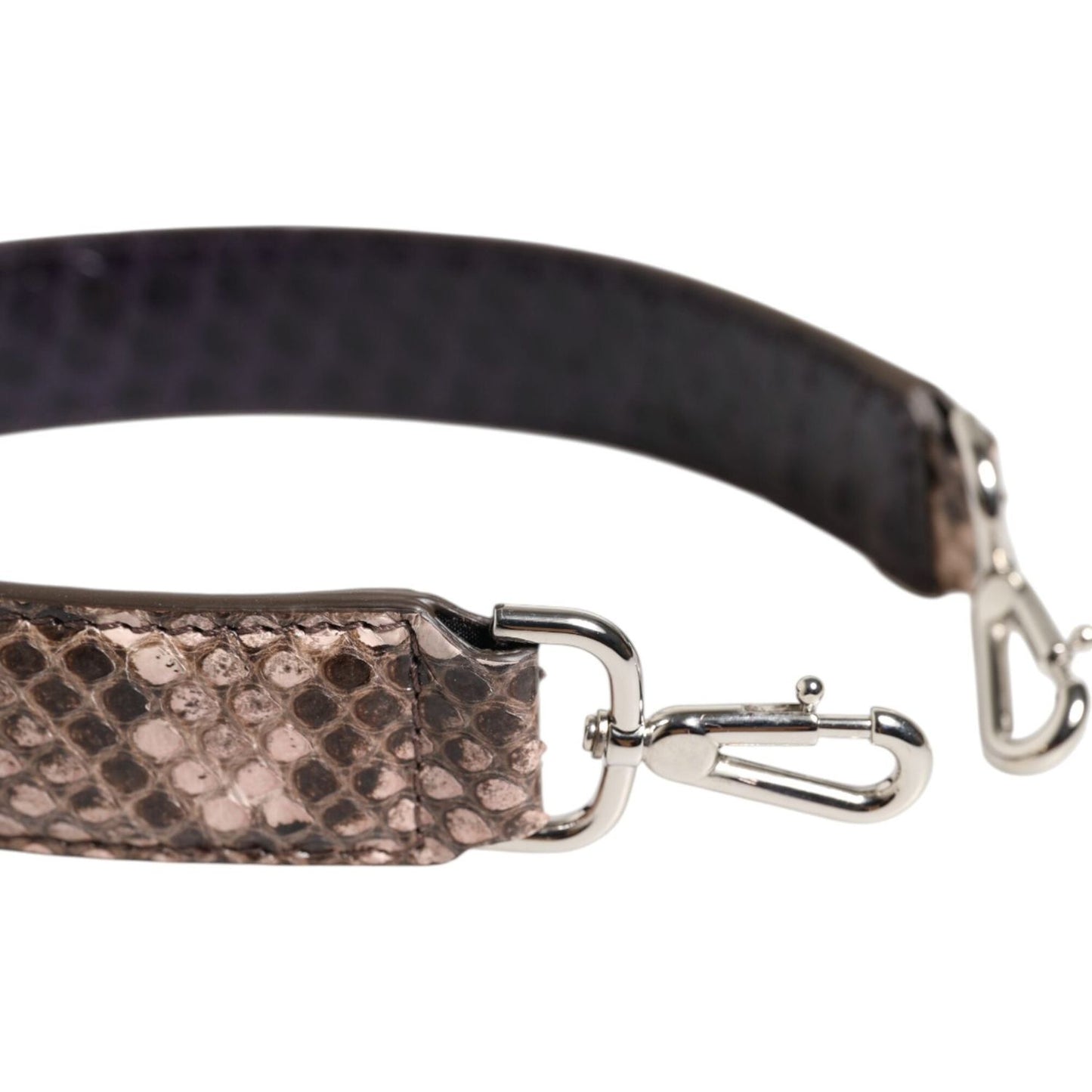 Dolce & Gabbana Brown Exotic Leather Handbag Accessory Shoulder Strap WMB454