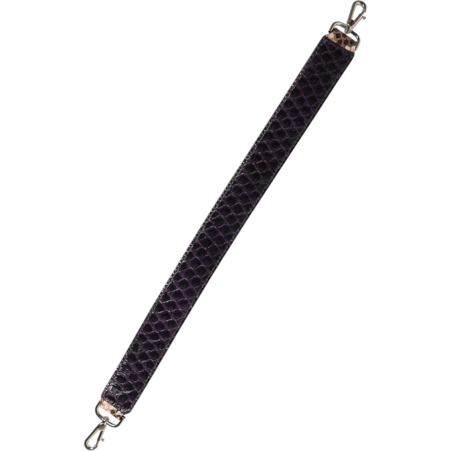 Dolce & Gabbana Brown Exotic Leather Handbag Accessory Shoulder Strap WMB454