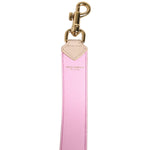 Dolce & Gabbana Beige Pink Leather Handbag Accessory Shoulder Strap WMB530