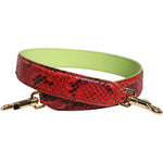 Dolce & Gabbana Red Exotic Leather Handbag Accessory Shoulder Strap WMB535