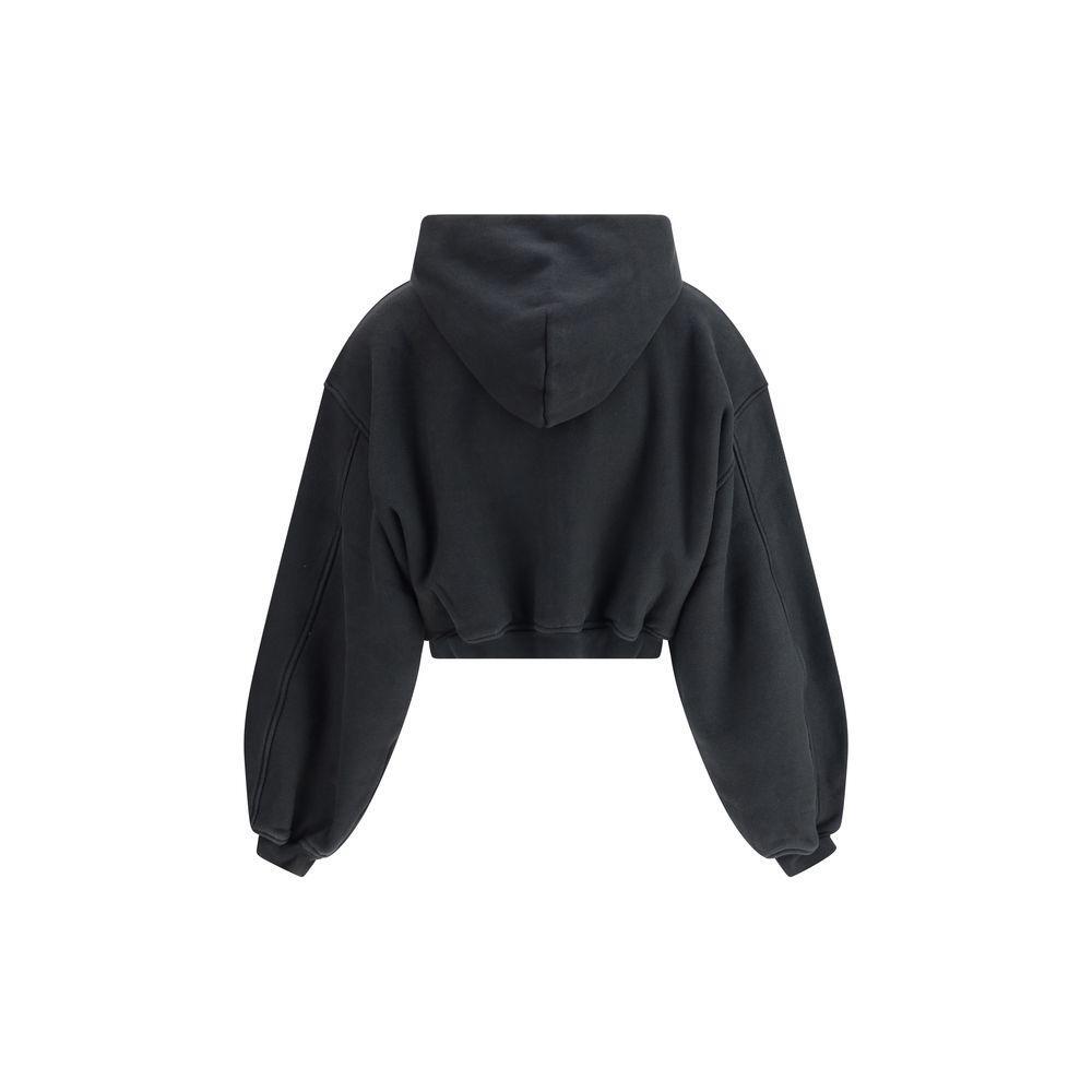 Alexander Wang Cropped zip-up Hoodie AL-1CC3251057001-S