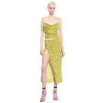 PINKO Green Polyester Tops & T-Shirt PI-15748-XS