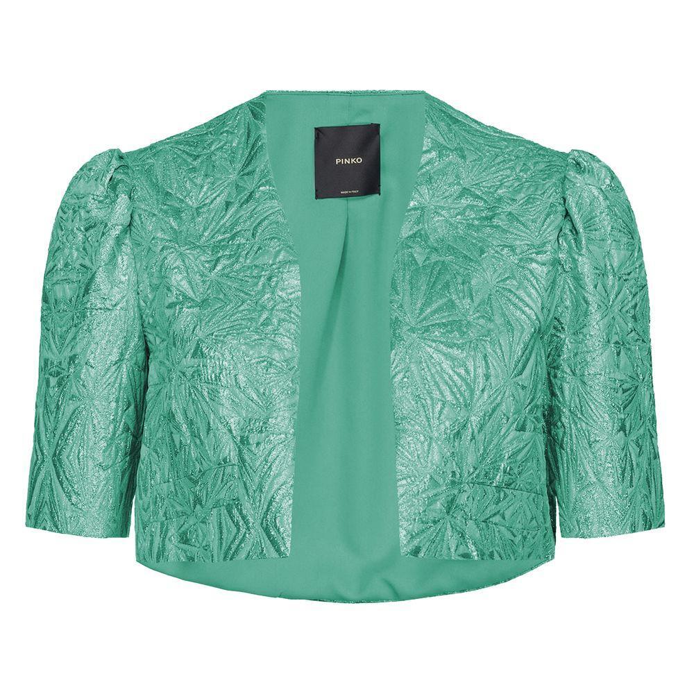 PINKO Green Polyester Tops & T-Shirt PI-15759-IT40|S