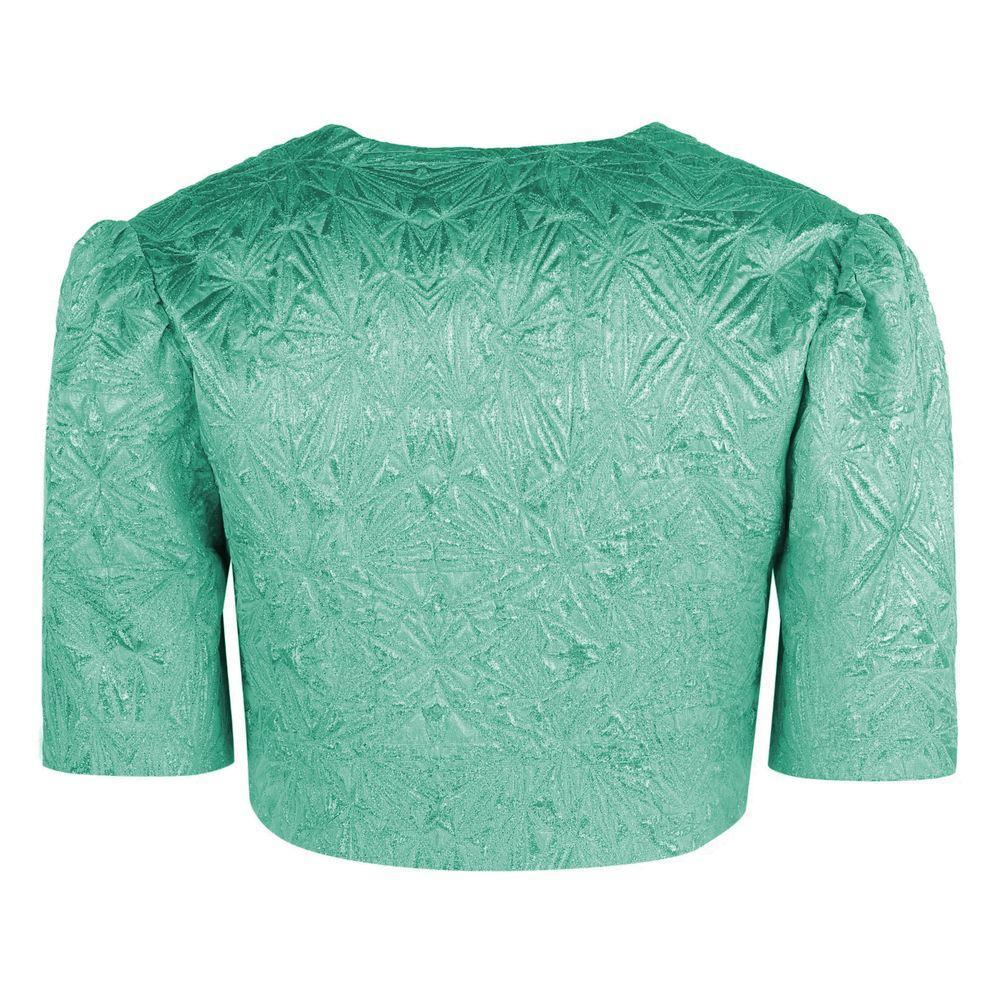 PINKO Green Polyester Tops & T-Shirt PI-15759-IT40|S