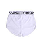 Dolce & Gabbana White Nylon Logo Waistband Boxer Brief Underwear BIK1759-40
