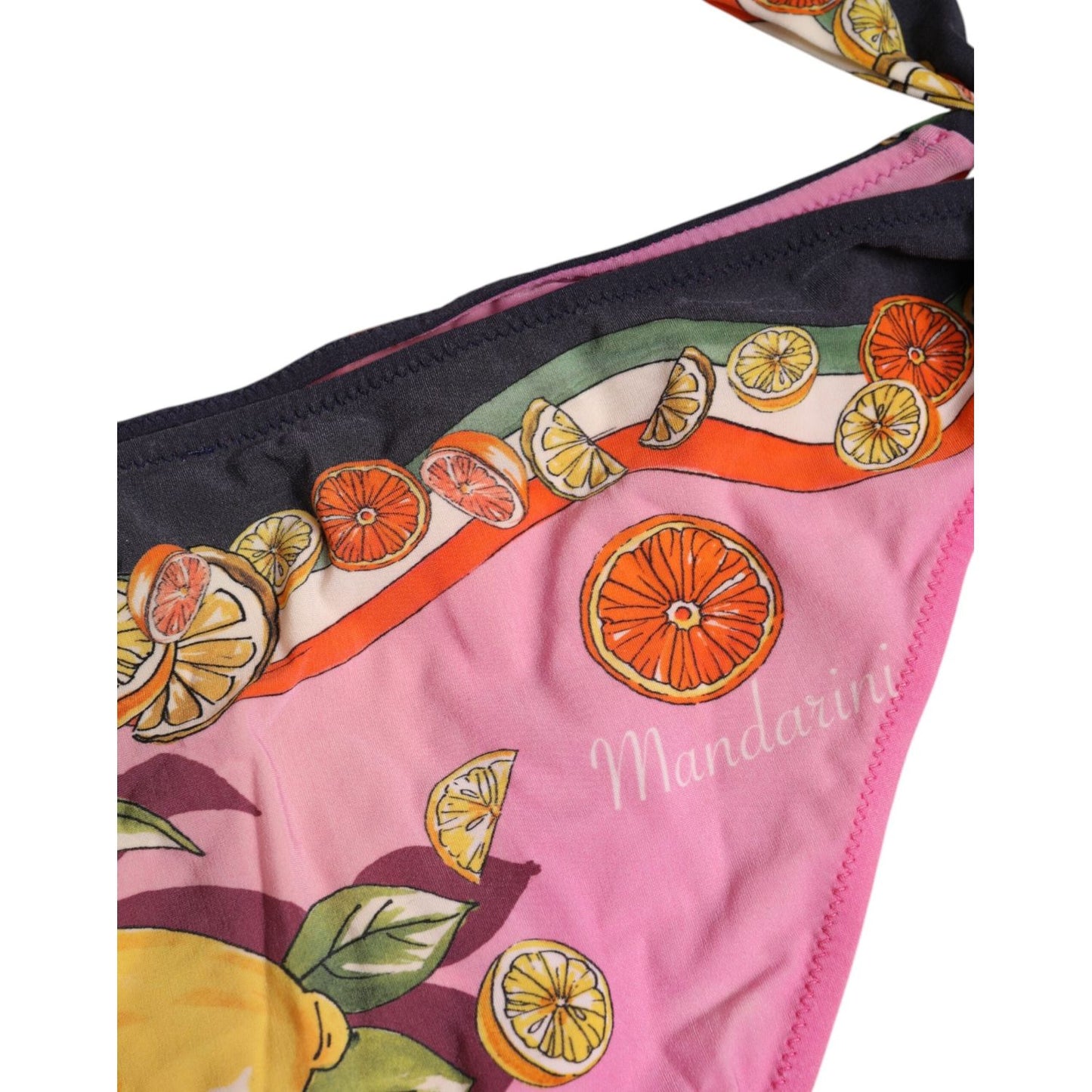 Dolce & Gabbana Pink Printed Swimsuit 2 Piece Top Bottom Swimwear BIK1652-2