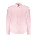 North Sails Pink Linen Shirt NO-38901-XXL