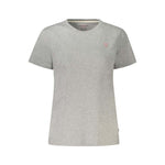 Guess Jeans Gray Cotton Women T-Shirt GU-39074-XS