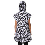 Dolce & Gabbana White DG Mania Hooded Sleeveless Puffer Jacket