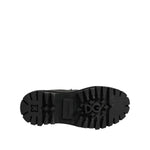 Dolce & Gabbana Black White Padded Lace Up Short Boots Shoes LA12723-39.5