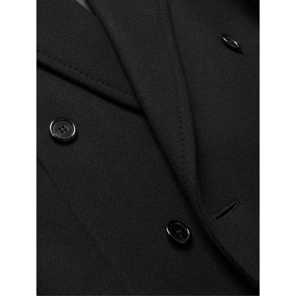 Saint Laurent Double-Breasted Wool Coat SA-8827864252628-48 | M