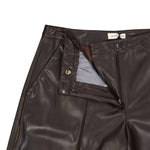 BLANCA VITA Faux Leather Shorts BL-8735246909652-IT46 | S