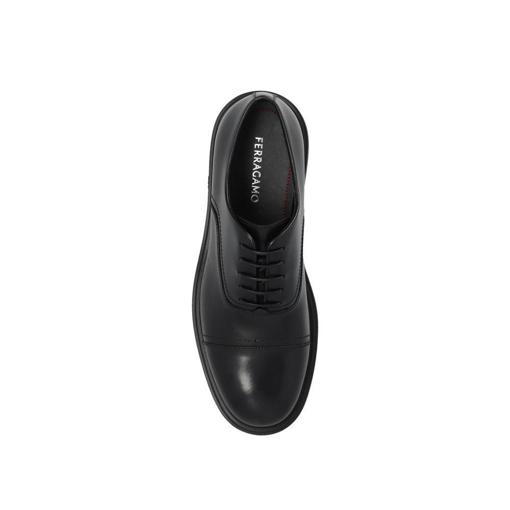 Salvatore Ferragamo Leather Oxford SA-8771169616084-EU42.5/US9.5
