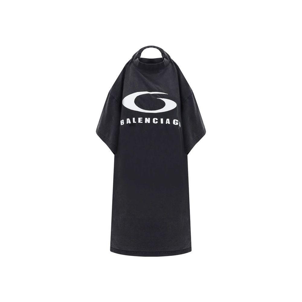 Balenciaga Icon Print T-shirt Dress