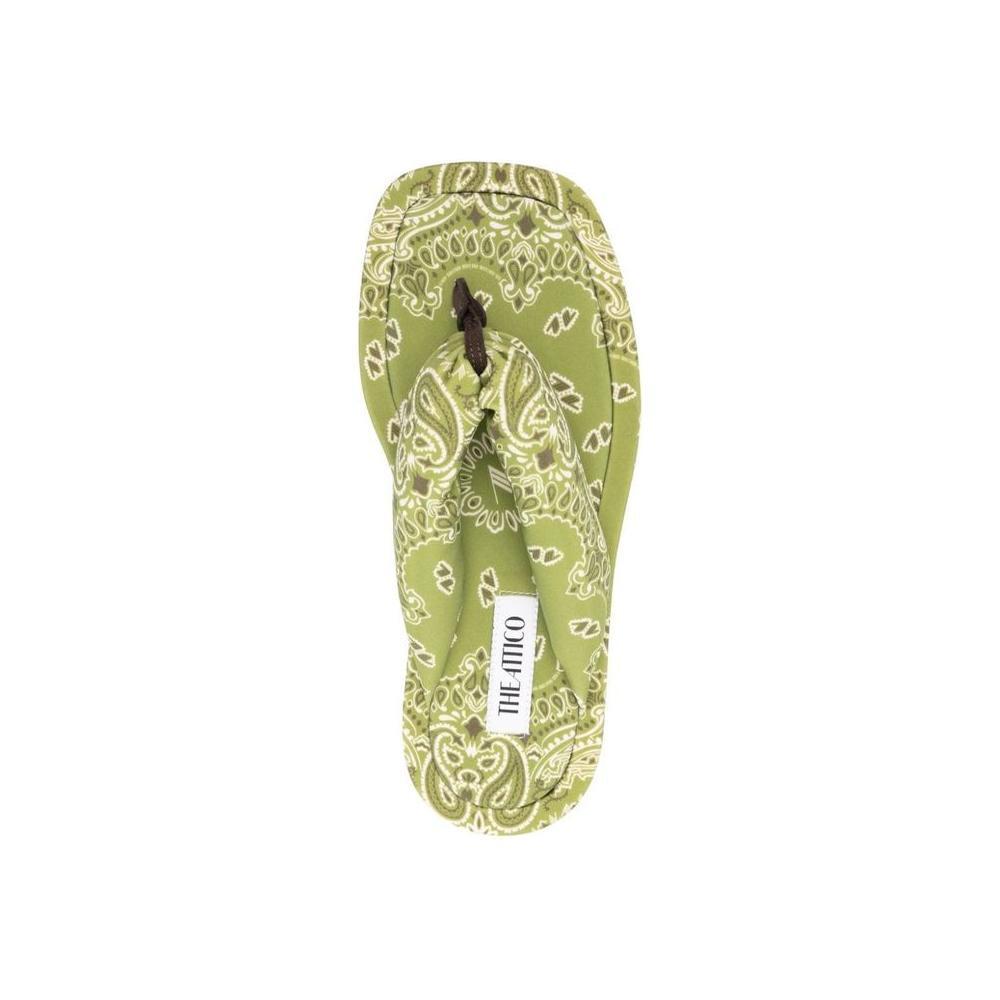 The Attico Indie Thong Flat Slides TH-8783006040276-EU40/US10