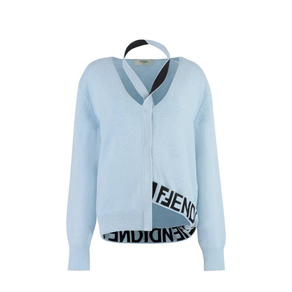 Fendi Wool And Cashmere Cardigan FE-8735475761364-38