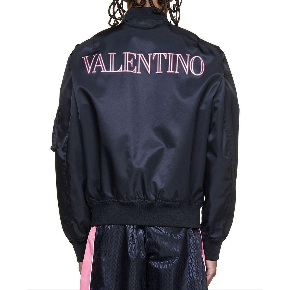 Valentino Printed Neon Universe Bomber Jacket VA-8736613040340-48 | M