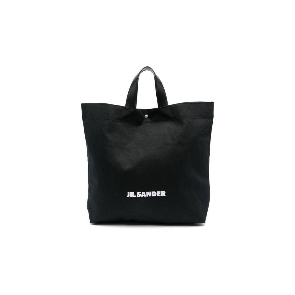 Jil Sander Logo-Print Tote Bag