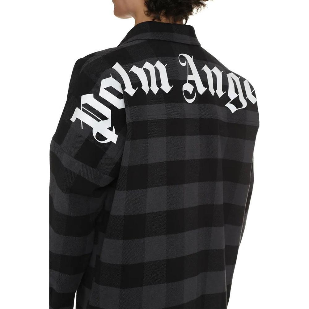 Palm Angels Logo Cotton Overshirt
