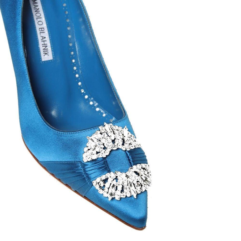 Manolo Blahnik Maida 090 Satin Pumps MA-8735516917972-EU35/US5