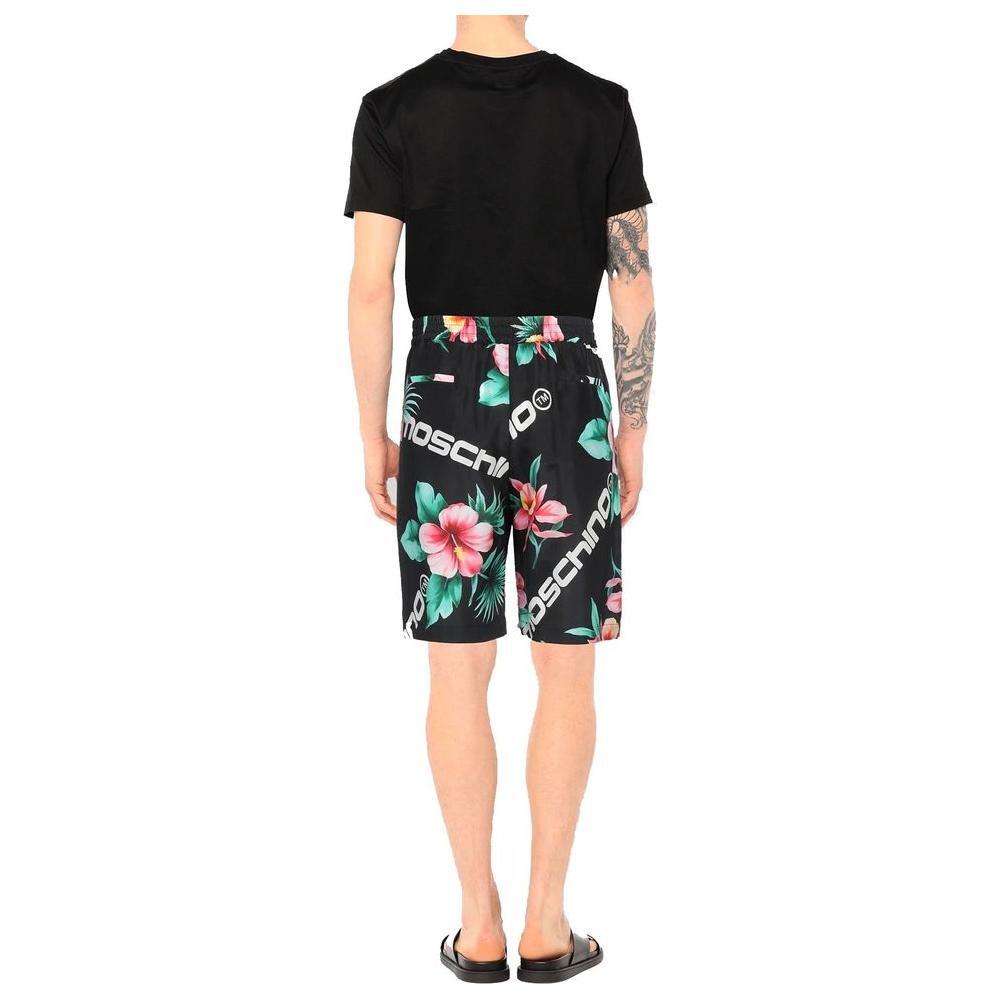 Moschino Couture Moschino Floral Print Silk Shorts