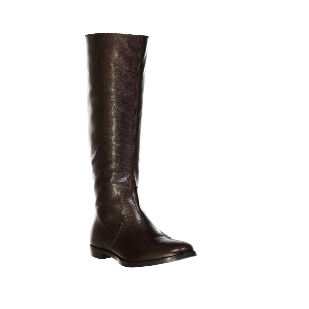 Sergio Rossi Leather Boots SE-8735590088916-EU35.5/US5.5