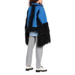 Maison Margiela Faux Fur Trimmed Cape Jacket MA-8736458637524-36