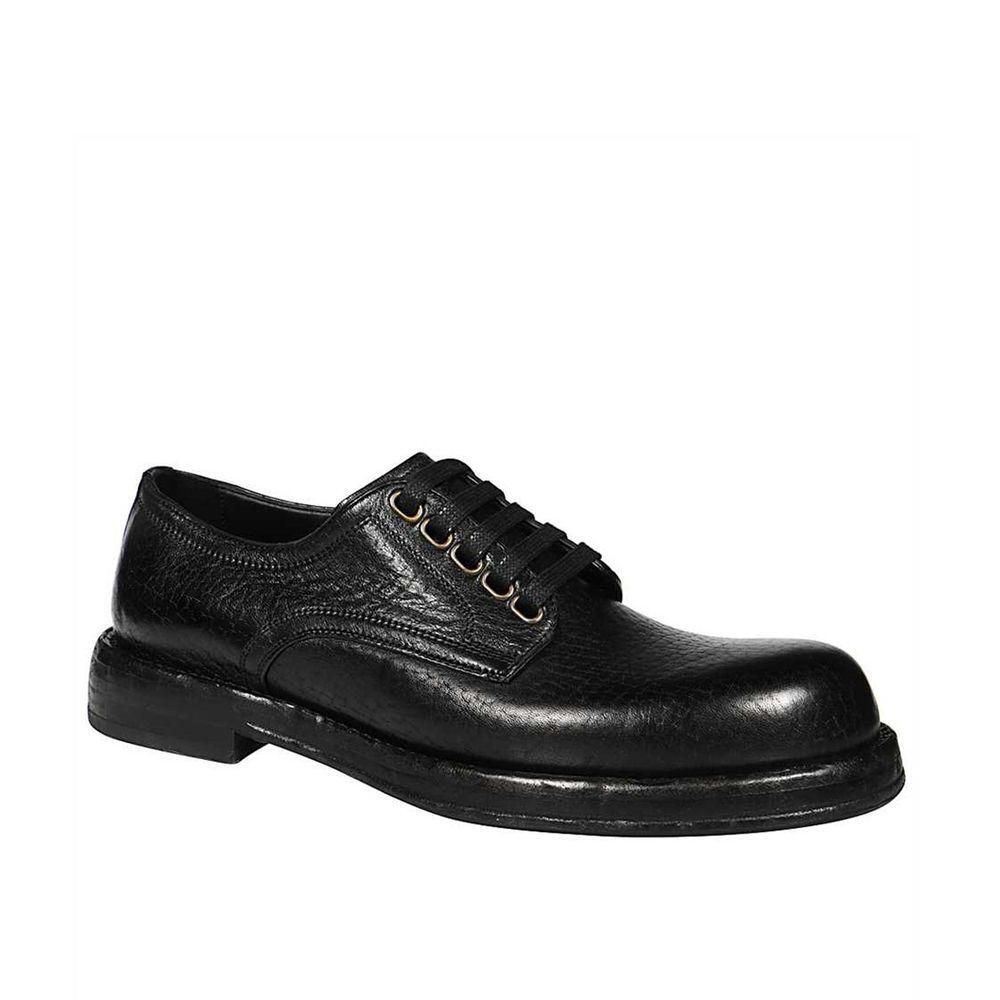 Dolce & Gabbana Leather Derbies DO-8736350896340-EU40/US7