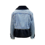 FORTE DEI MARMI COUTURE Fur Lining Denim Jacket FO-8736391725268-42
