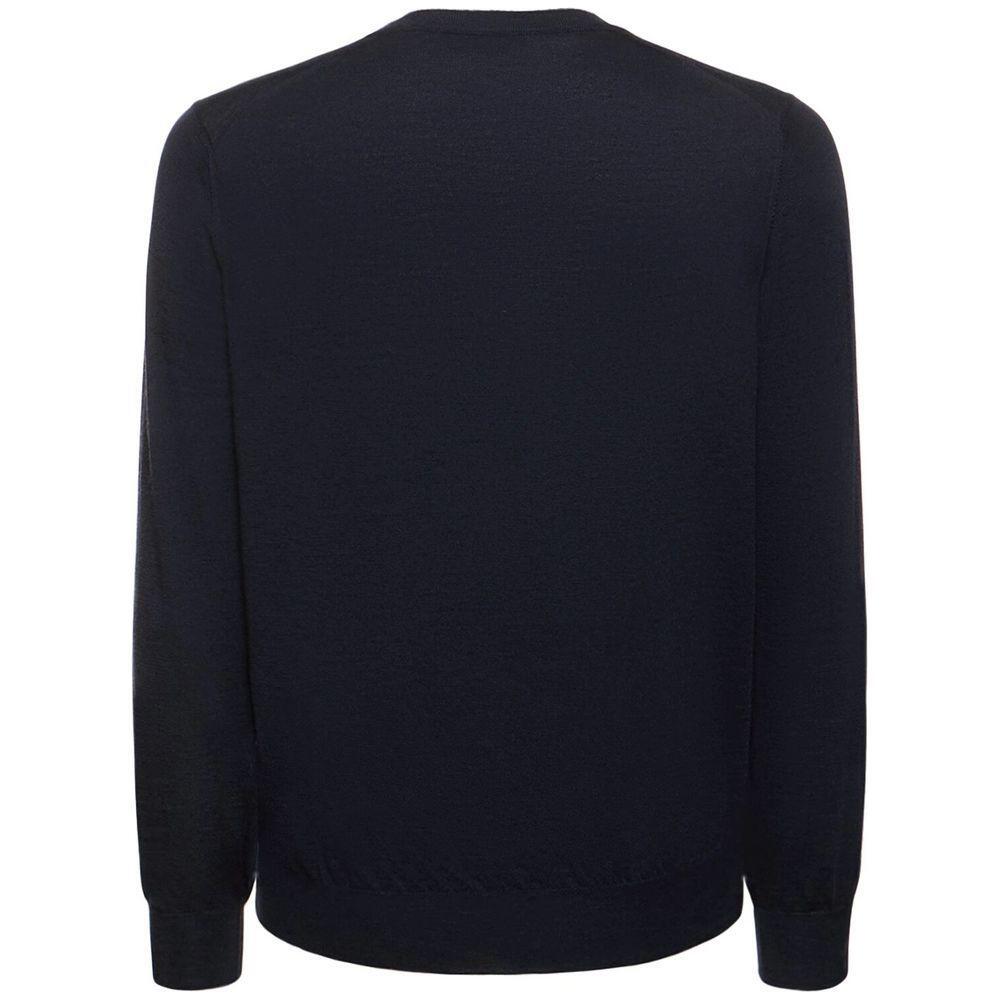 Brunello Cucinelli Blue Cashmere Men Sweater BR-15785-IT50 | L