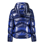 K-WAY Blue Polyamide Jackets & Coat KW-34415-M