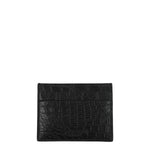 Billionaire Italian Couture Black Crocodile Cardholders