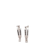 Marc Jacobs Gray Silver Earrings MA8547195355401BT