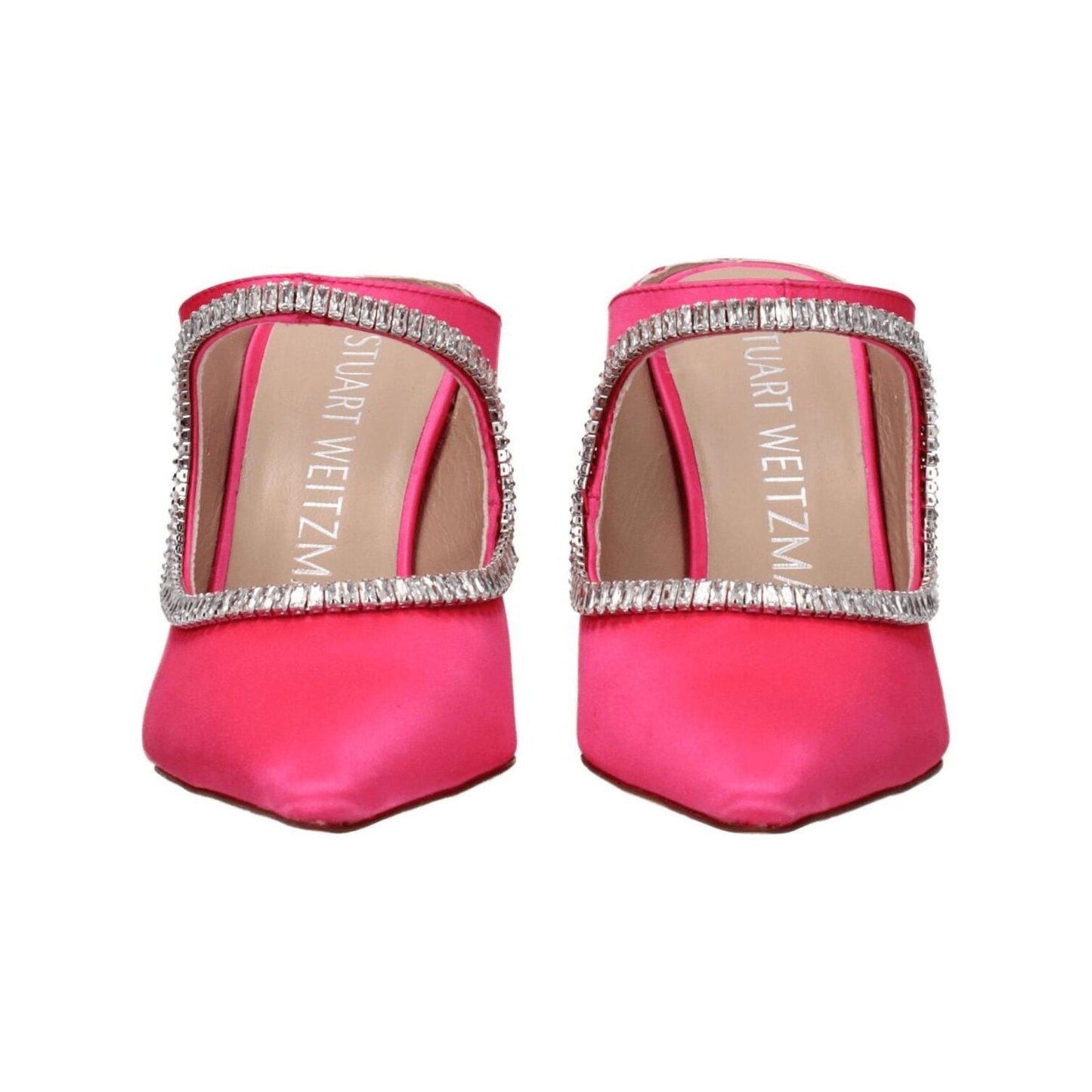 Stuart Weitzman Pink Satin Stiletto Heels Sandals ST-8547244081417-EU36/US6