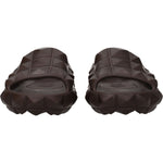 Valentino Garavani Brown Cotton Slippers Sandals VA-8547244179721-EU40/US7
