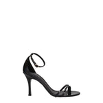 Furla Black Leather Stiletto Heels Sandals FU-8547253190921-EU39/US9