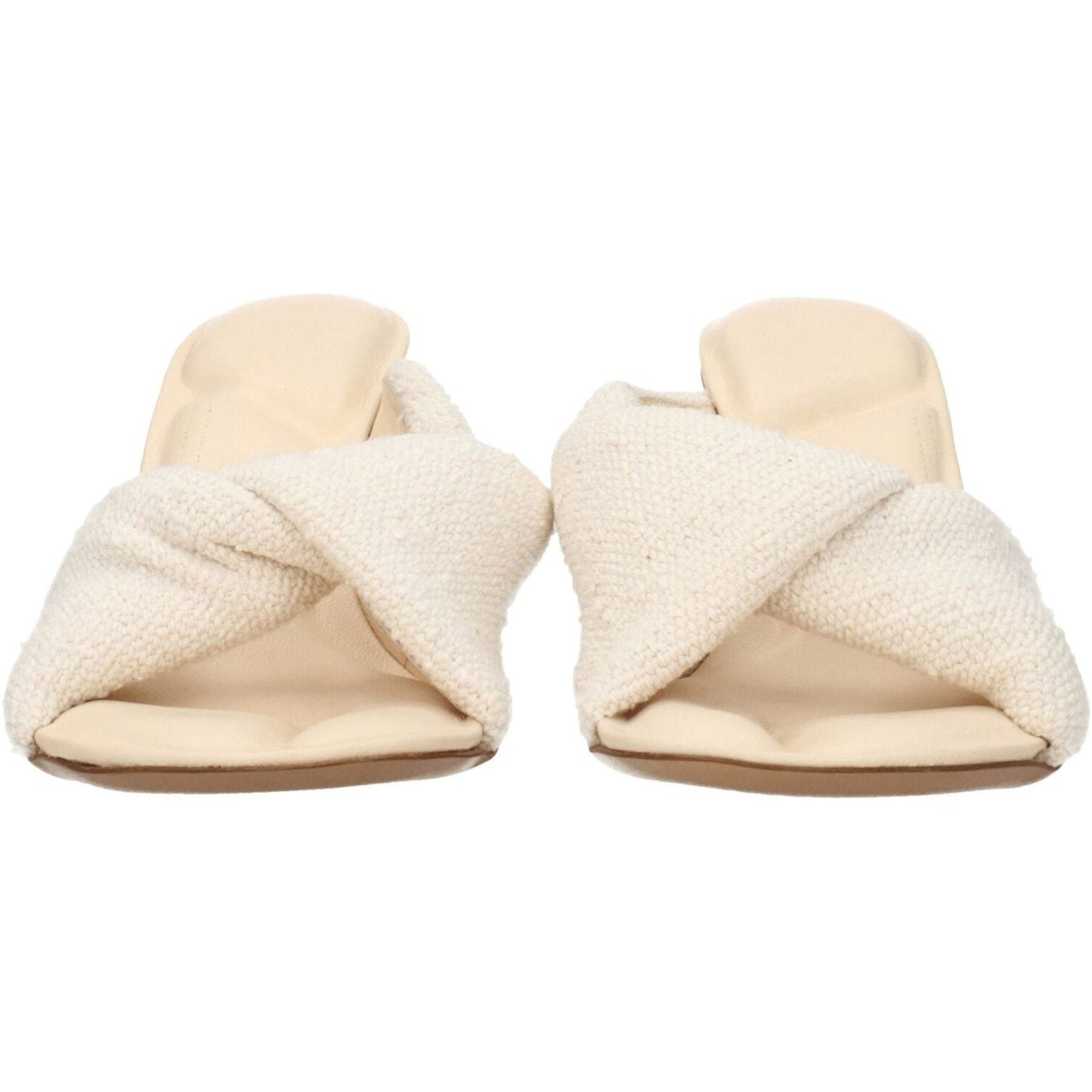 Jacquemus Beige Fabric Stiletto Heels Sandals JA-8547284287753-EU36/US6