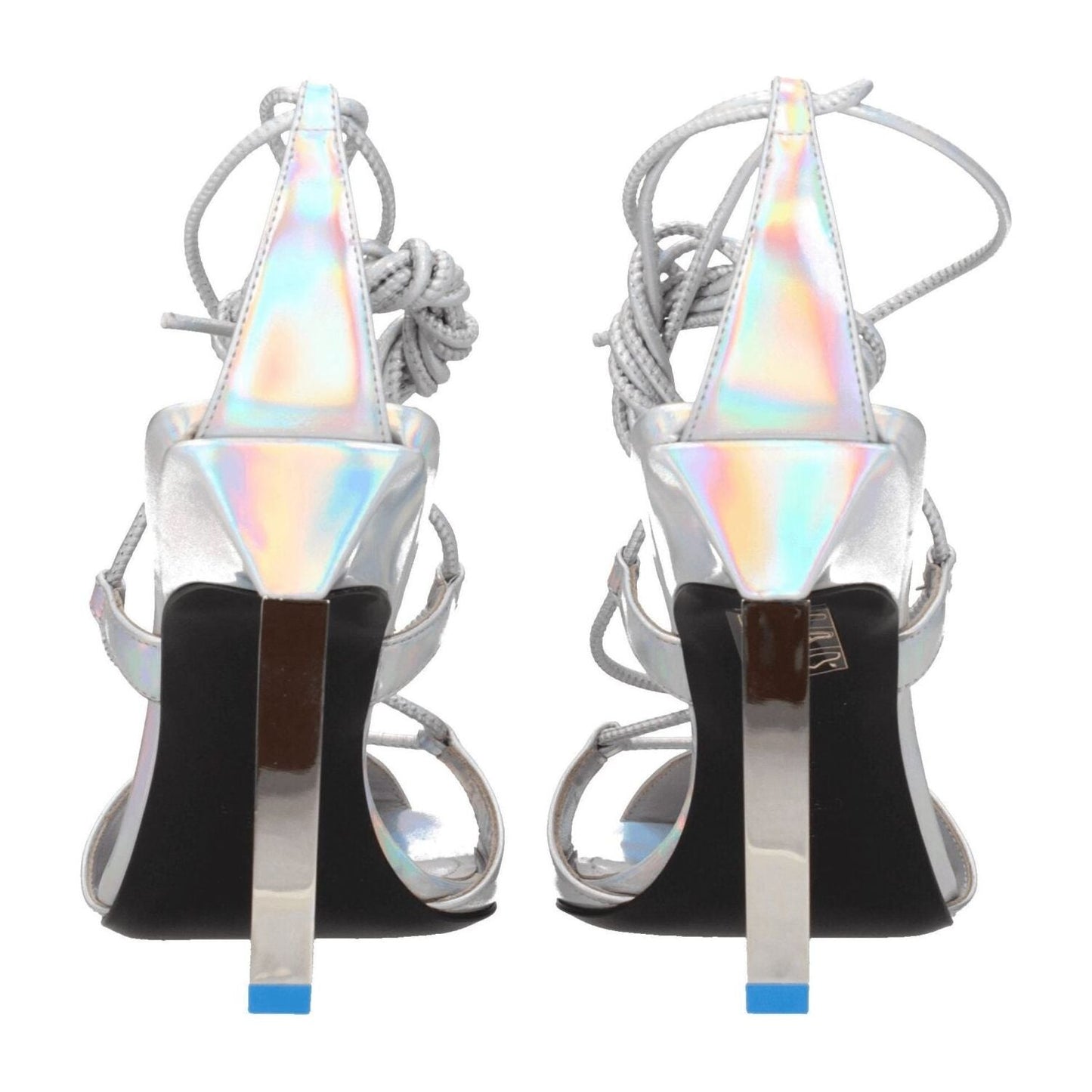 The Attico Gray Leather Stiletto Heels Sandals TH-8547286909193-EU37/US7