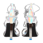 The Attico Gray Leather Stiletto Heels Sandals TH-8547286909193-EU37/US7