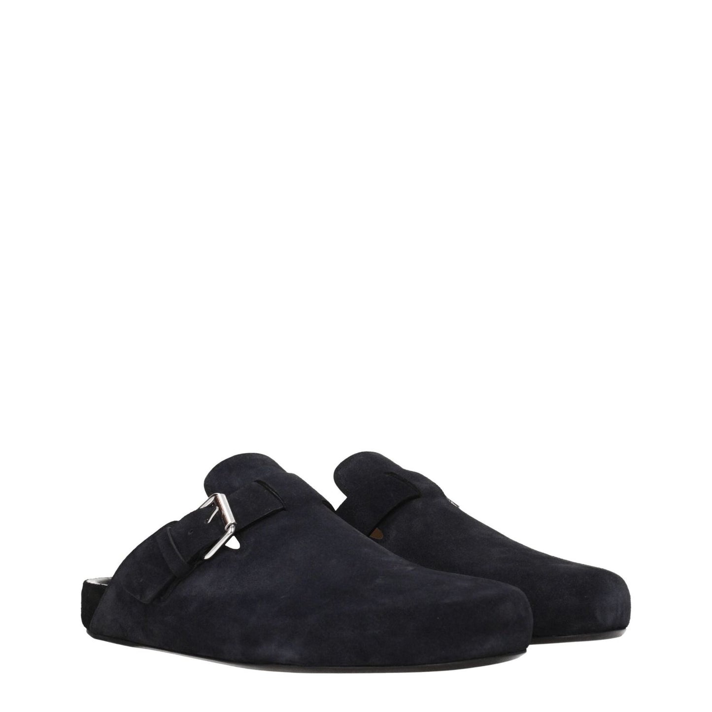 Isabel Marant Black Leather Slippers Sandals IS-8547290775817-EU42/US9