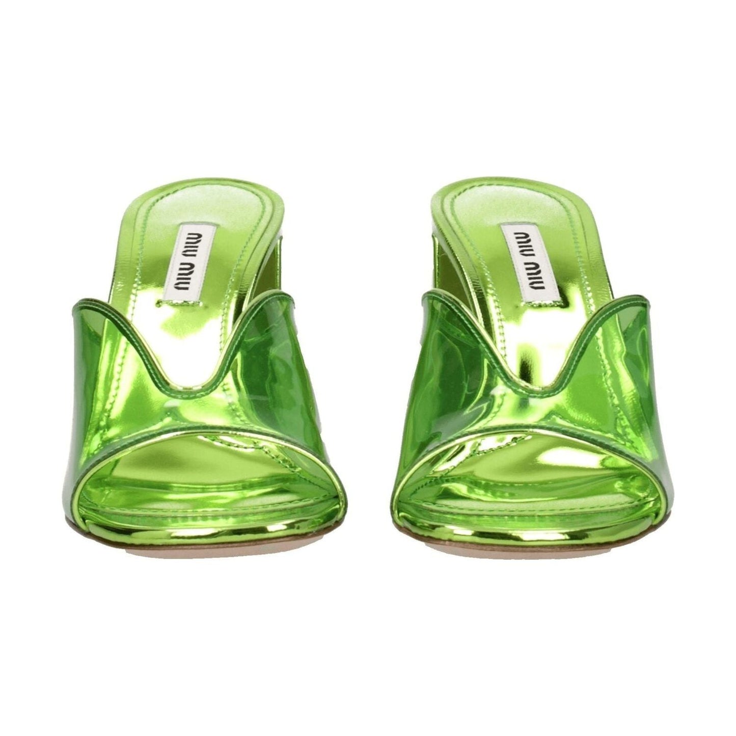 Miu Miu Green Plexiglass Platforms MI-8547321348361-EU36/US6