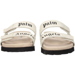 Palm Angels Beige Leather Flat Sandals PA-8547326329097-EU35/US5