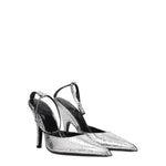 BY FAR Gray Leather High Heel Pumps BY-8547360833801-EU36/US6