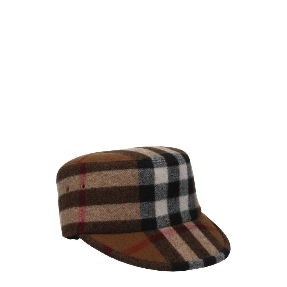 Burberry Brown Wool Caps (Baseball Hat) BU-8547395764489-XS