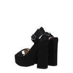 Jimmy Choo Black Satin Platforms JI-8547462152457-EU38/US8