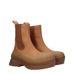 Stella McCartney Brown Leather Ankle Boots ST-8547463692553-EU36/US6