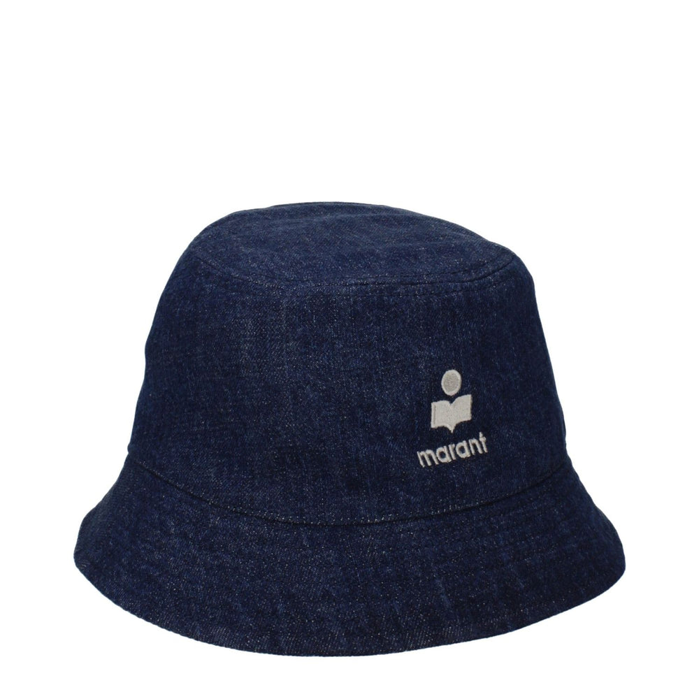 Isabel Marant Blue Cotton Bucket Hats IS-9487745384713-56 CM|XS